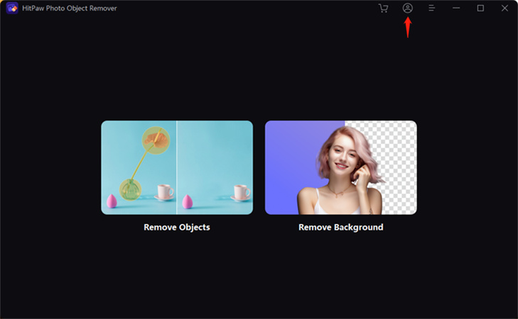 HitPaw Photo Object remover registration