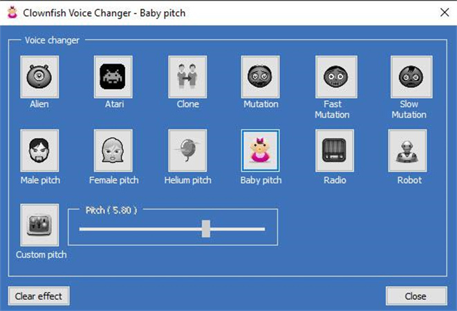 vocie changer app clownfish voice changer