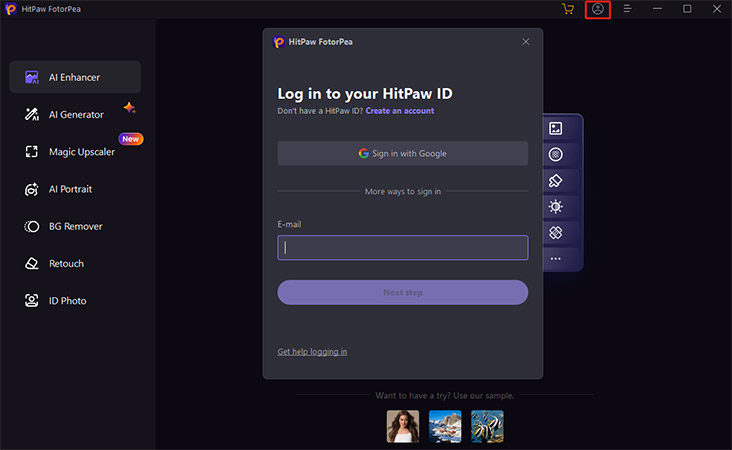 click next step