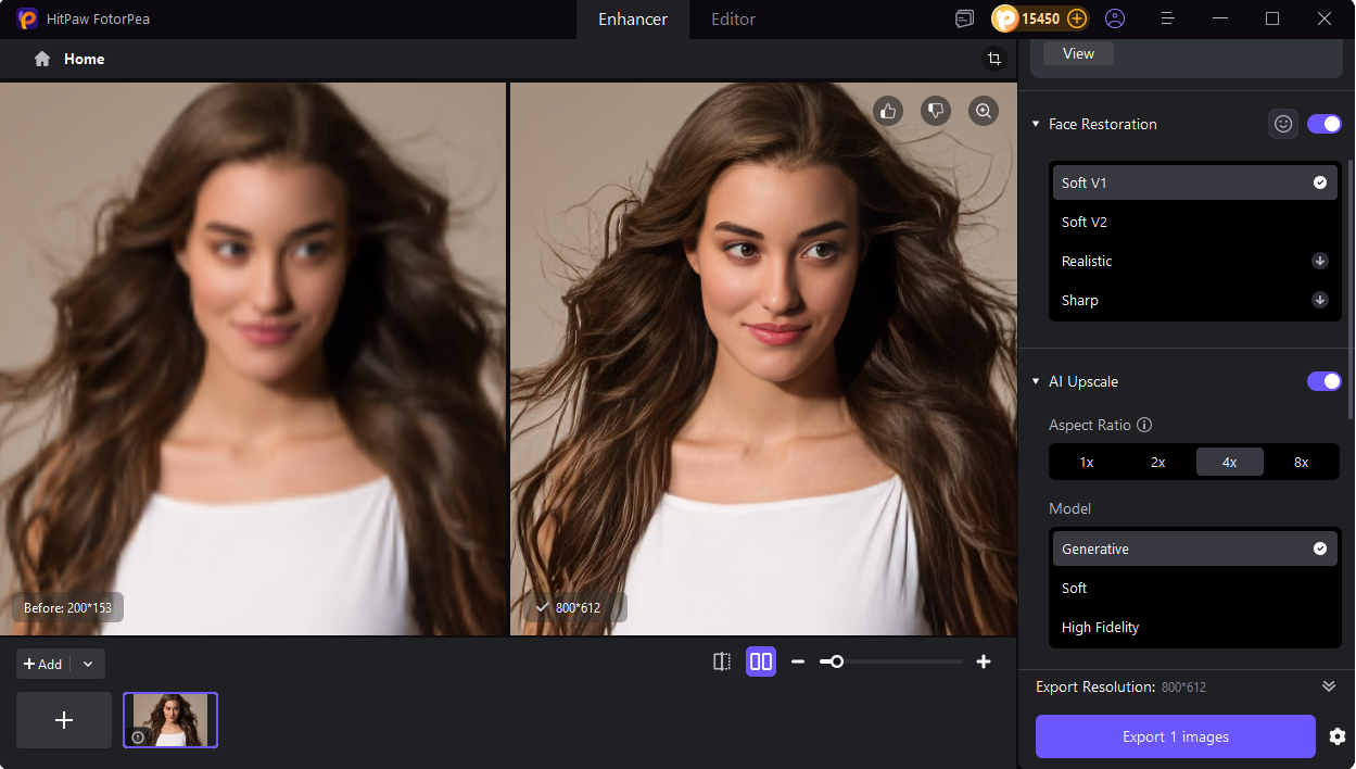 ai photo quality enhancer