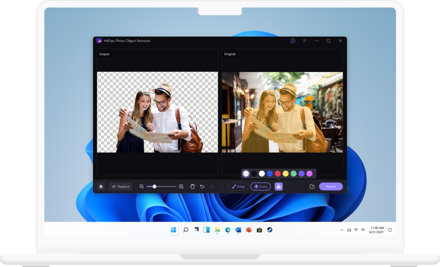 Preview and Export