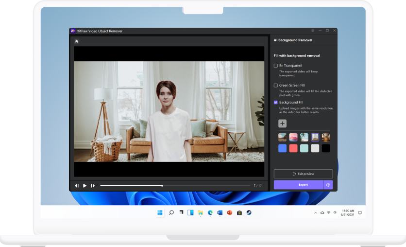 remove object from video
